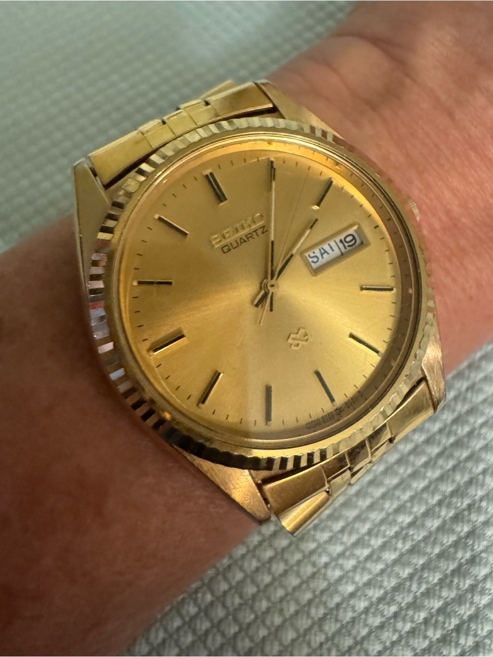 Seiko Gold-Tone Men's Day-Date Presidential Watch